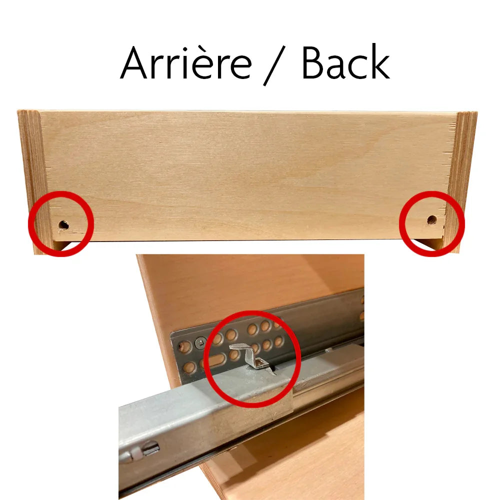 Coulisse dissimulée à pleine extension - Impekk