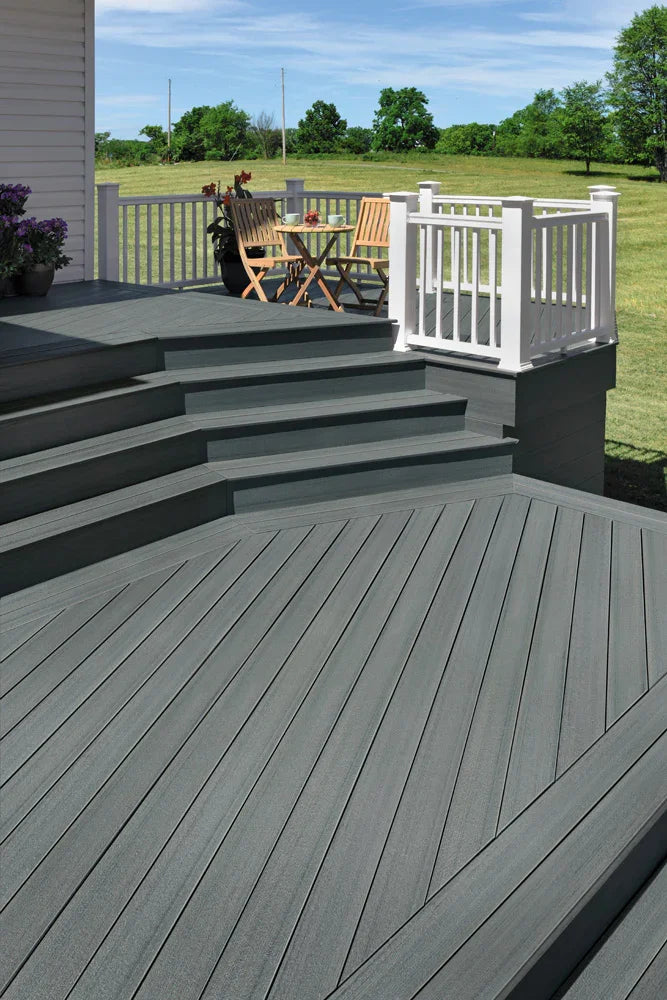 Planche de terrasse carrée en Composite 1" x 6" TimberTech Prime+ - Sea Salt Gray