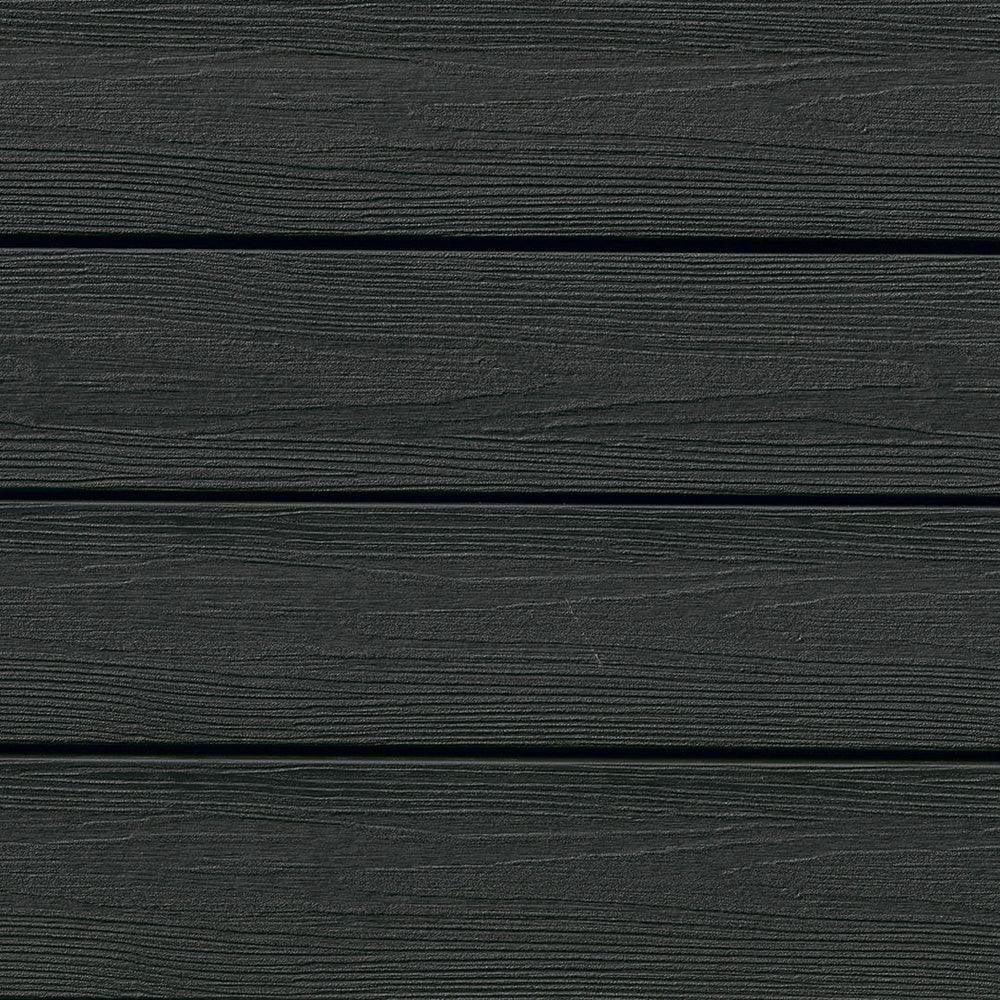 Planche de terrasse de départ en Composite 1"x6"x20' (0,9"x5,35"x20') Eva-Last Infinity - Baltic Nero