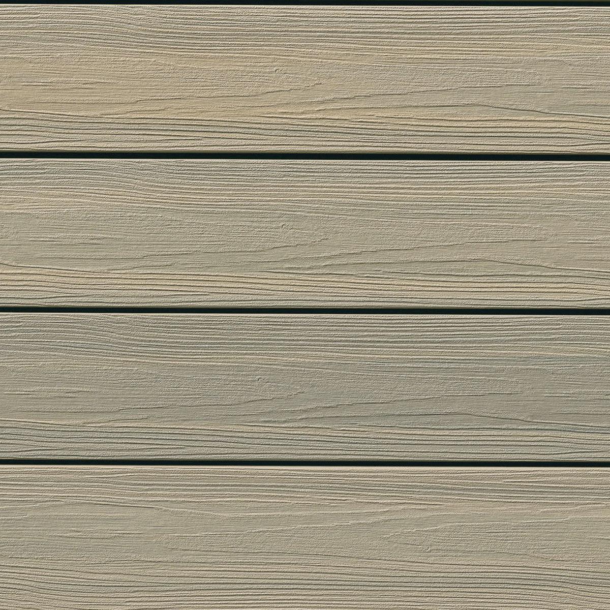 Planche de terrasse rainurée en Composite 1" x 6" (0,9"x5,35") Eva-Last Infinity - Light Cream