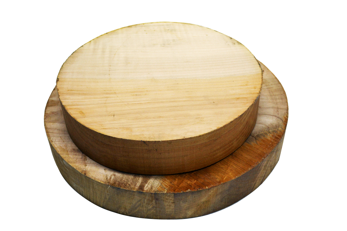 Bloc rond en érable figuré 8/4 Grade A