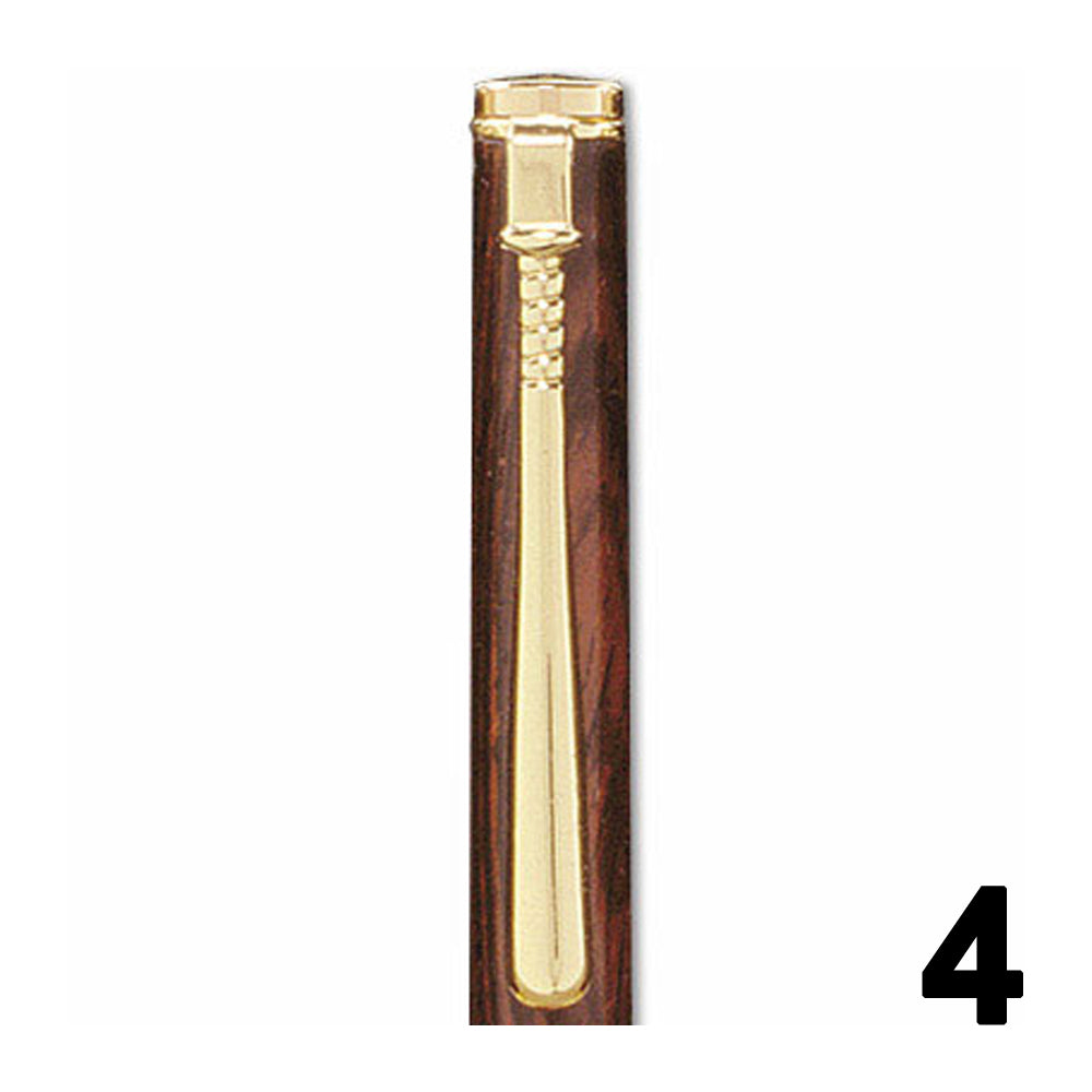 Gold pen clip for "Slimline" and "Comfort" pens and pencils