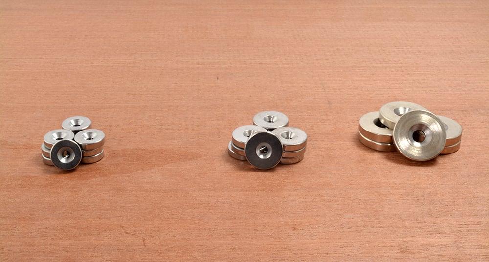 Plaques de fixation pour aimants