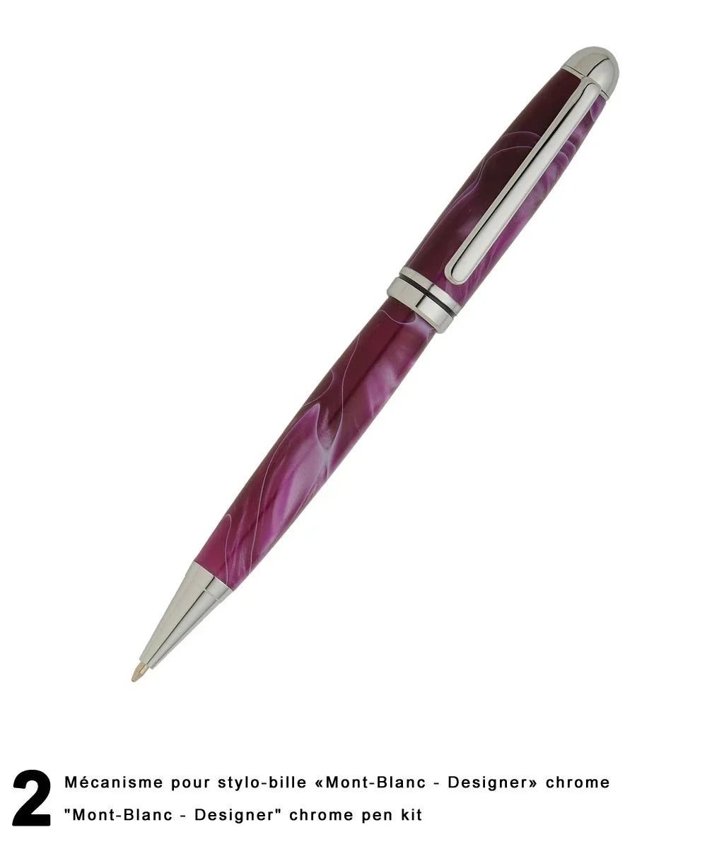 "Mont-Blanc - Designer" style pens kit - "Twist" mechanism