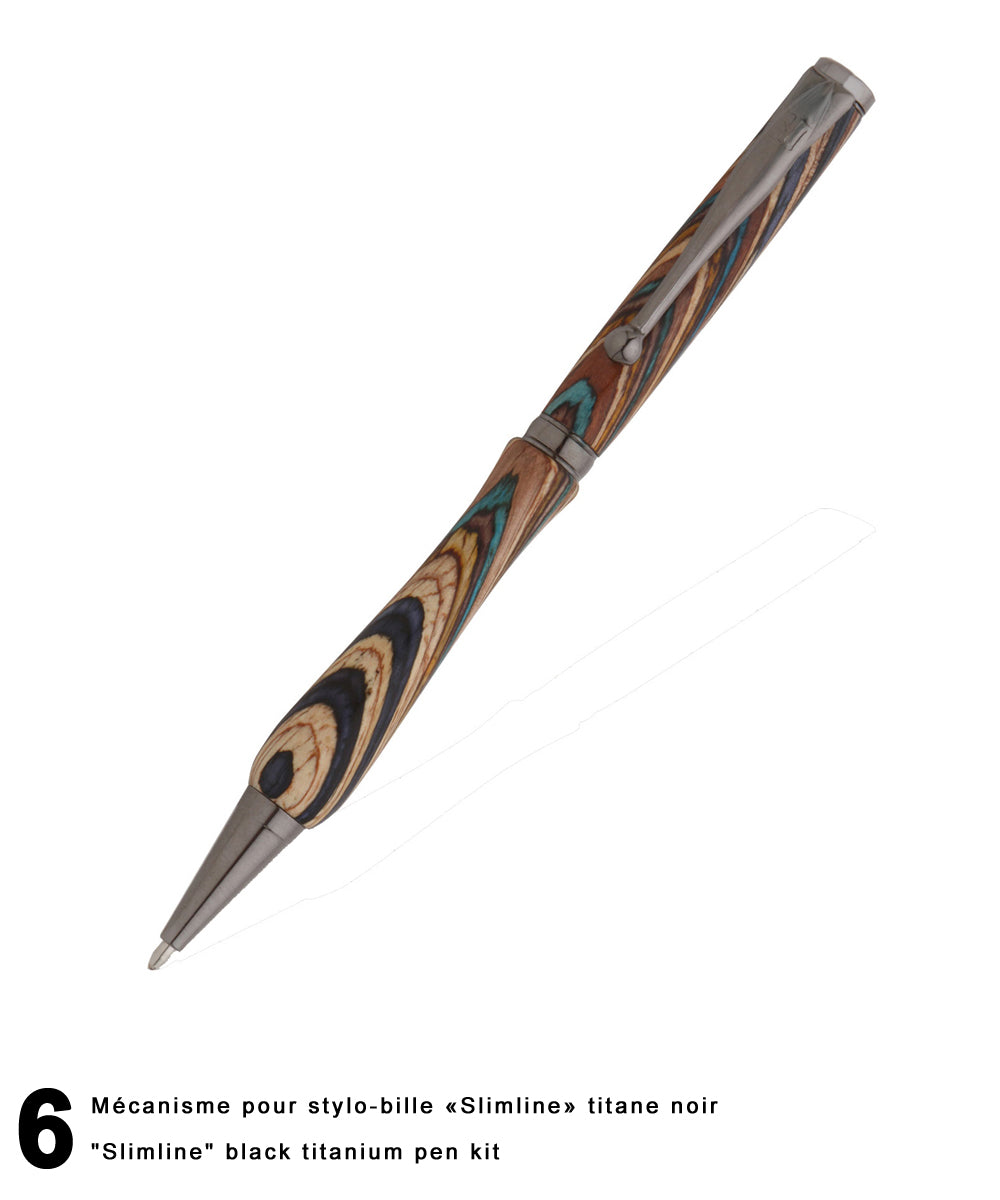 Stylos-bille style «Slimline» - Mécanisme «Twist»