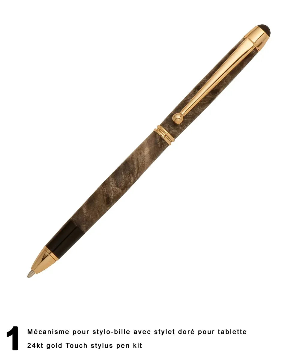 Touch stylus pens kit - "Twist" mechanism