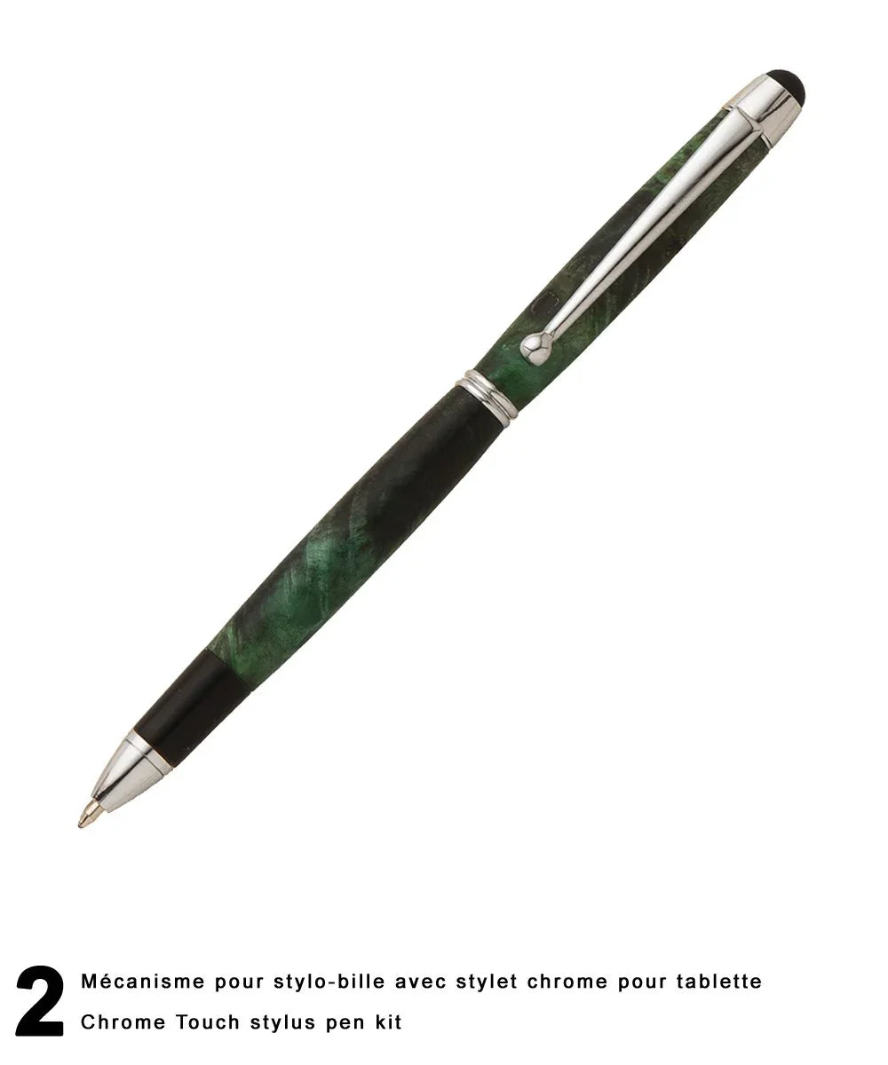 Touch stylus pens kit - "Twist" mechanism