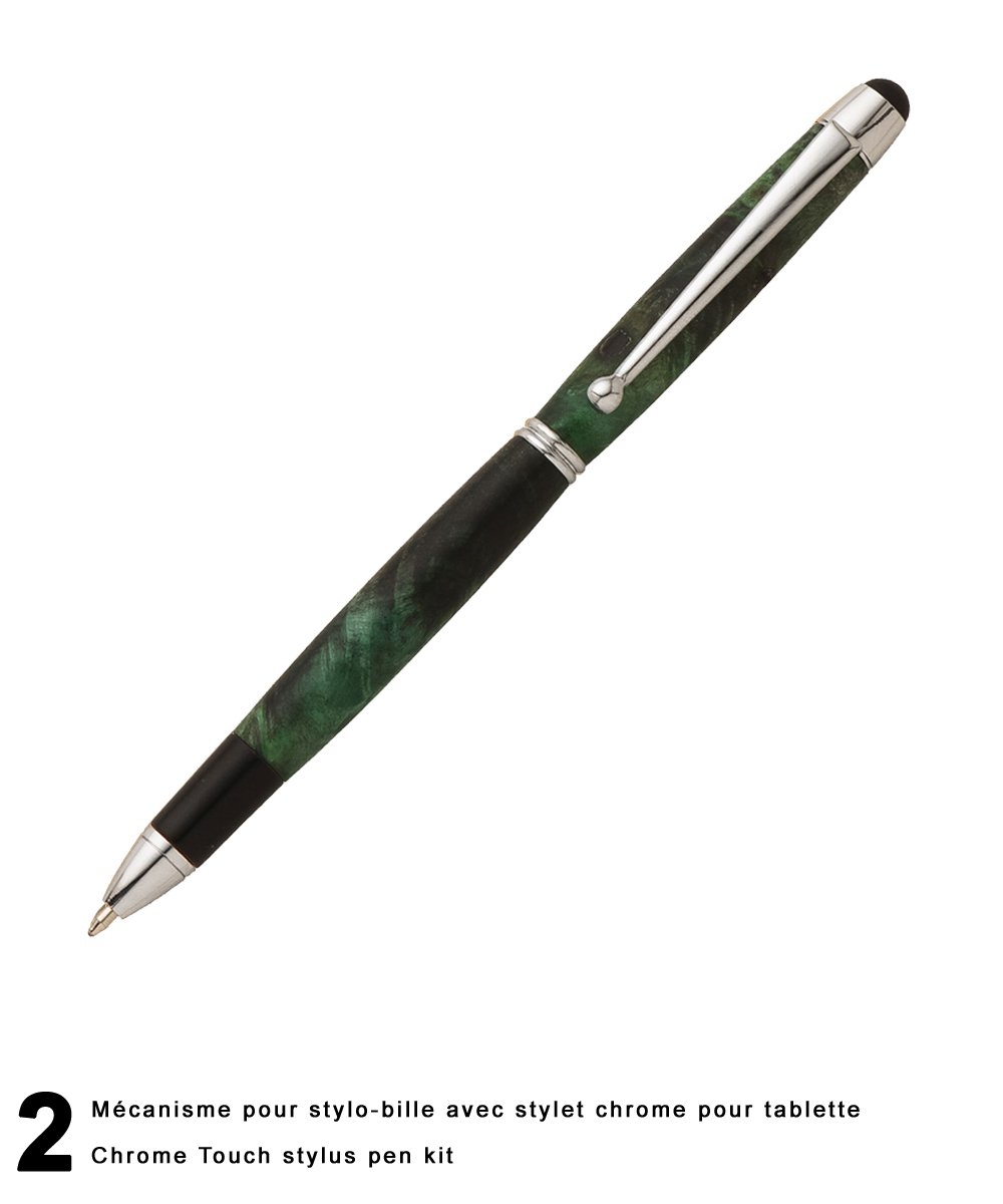 Touch stylus pens kit - "Twist" mechanism