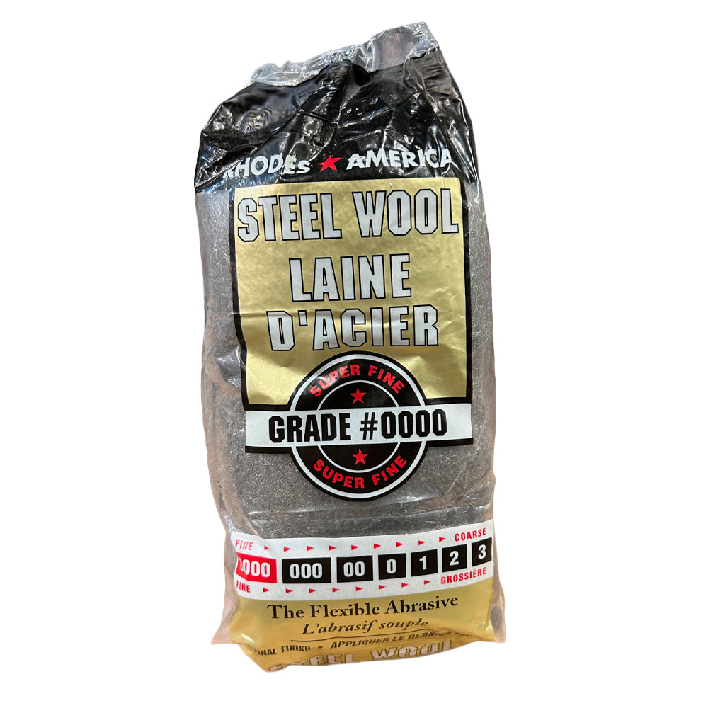 Steel Wool 4/0 - 12/pkg - Rhodes