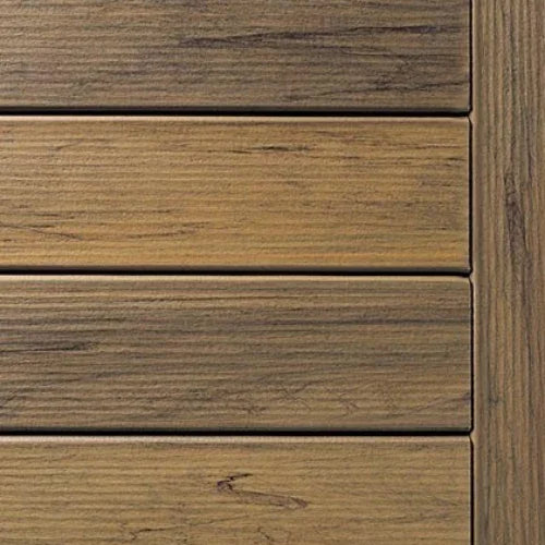 Contremarche de terrasse en Composite 9/16" x 7 1/4" x 12' TimberTech Legacy - Tigerwood