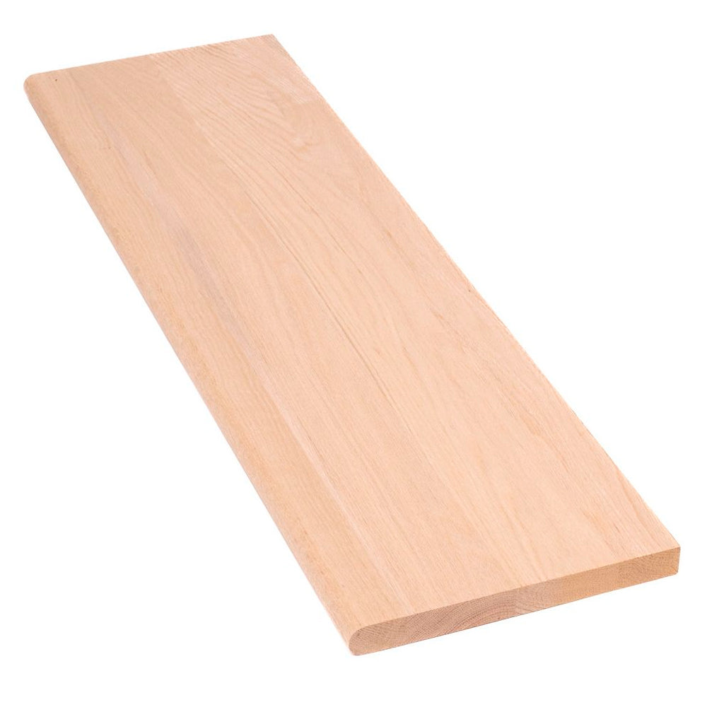 Marches en chêne rouge 1 1/16" x 10 1/2" Devant arrondi