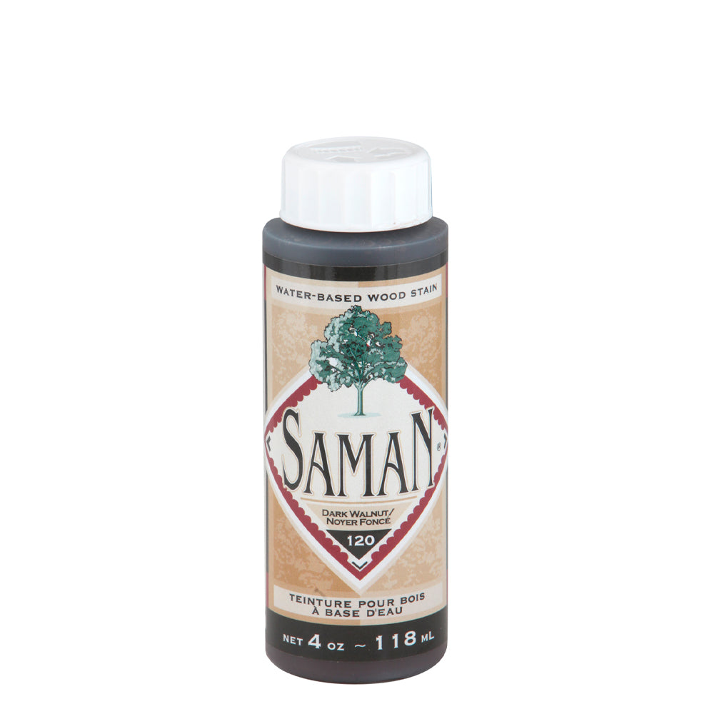 SamaN Water-Based Wood Stain – 118 ml (4 oz)