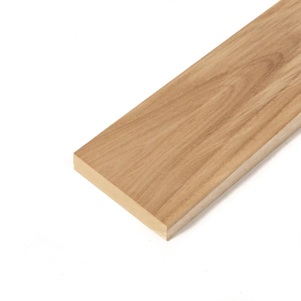 Teck de plantation brut KD 4/4 x 3'' x 36''