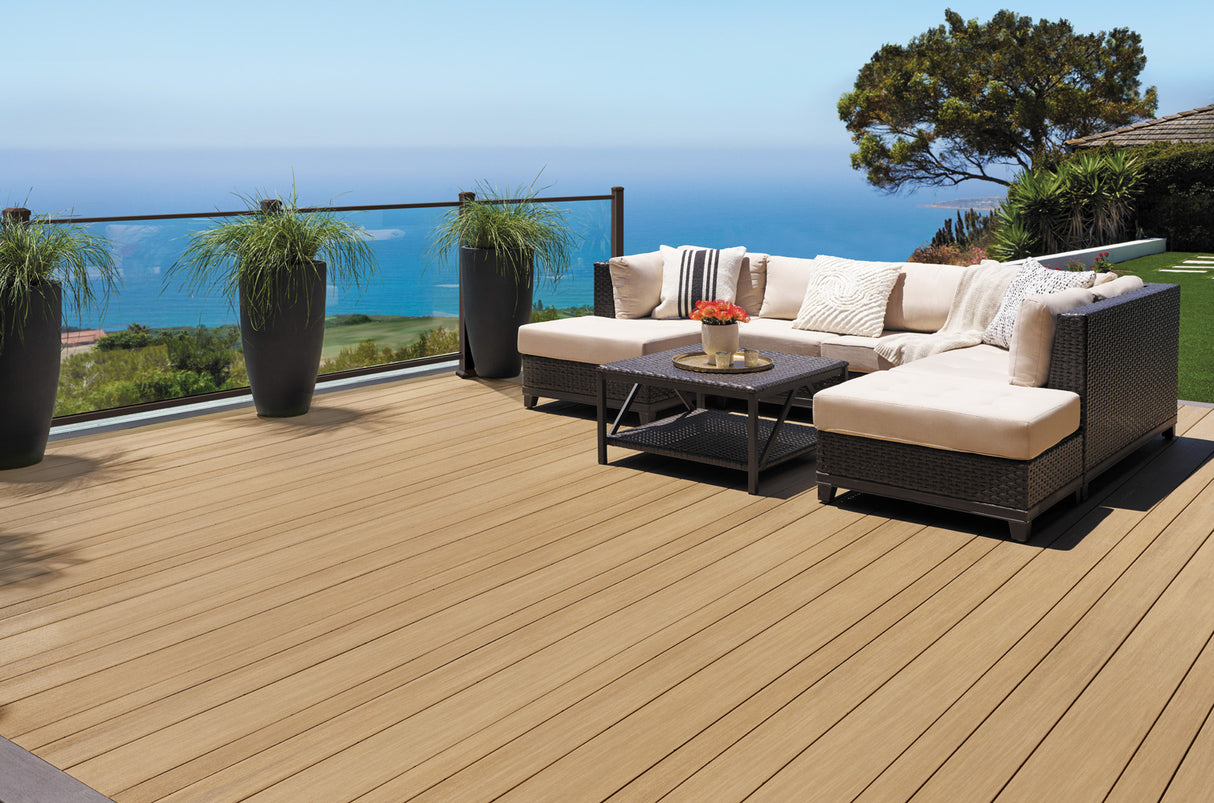 Planche de terrasse carrée en PVC Avancé 1" x 6" TimberTech Vintage - Weathered Teak