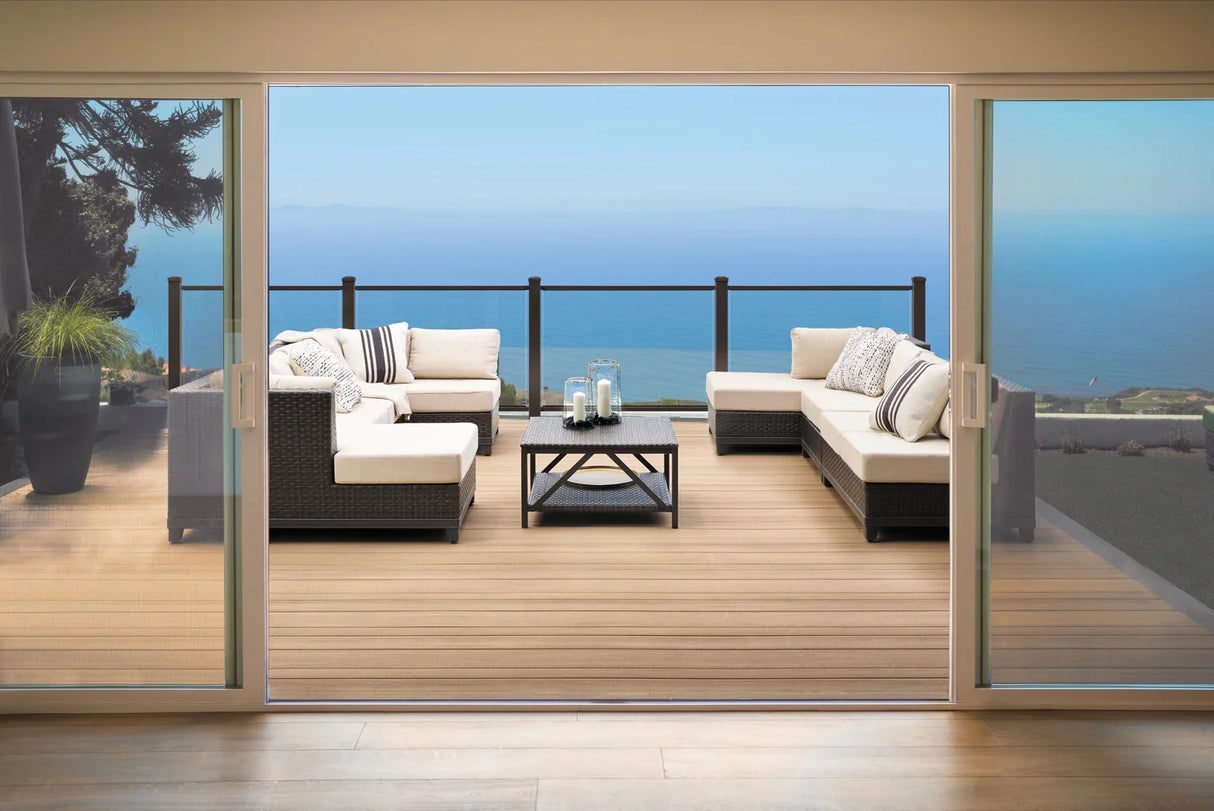 Planche de terrasse carrée en PVC Avancé 1" x 6" TimberTech Vintage - Weathered Teak