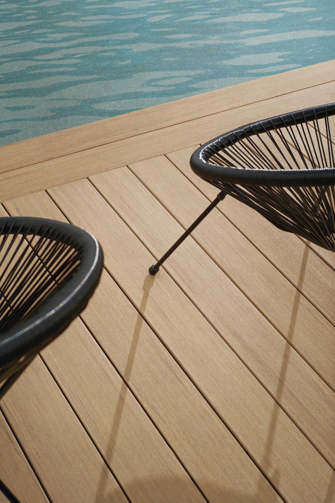 Planche de terrasse carrée en PVC Avancé 1" x 6" TimberTech Vintage - Weathered Teak