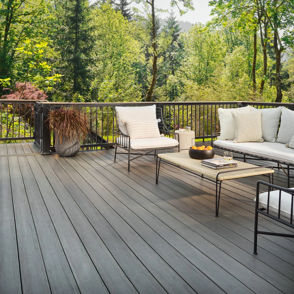 Planche de terrasse carrée en Composite 1" x 6" TimberTech Prime+ - Sea Salt Gray