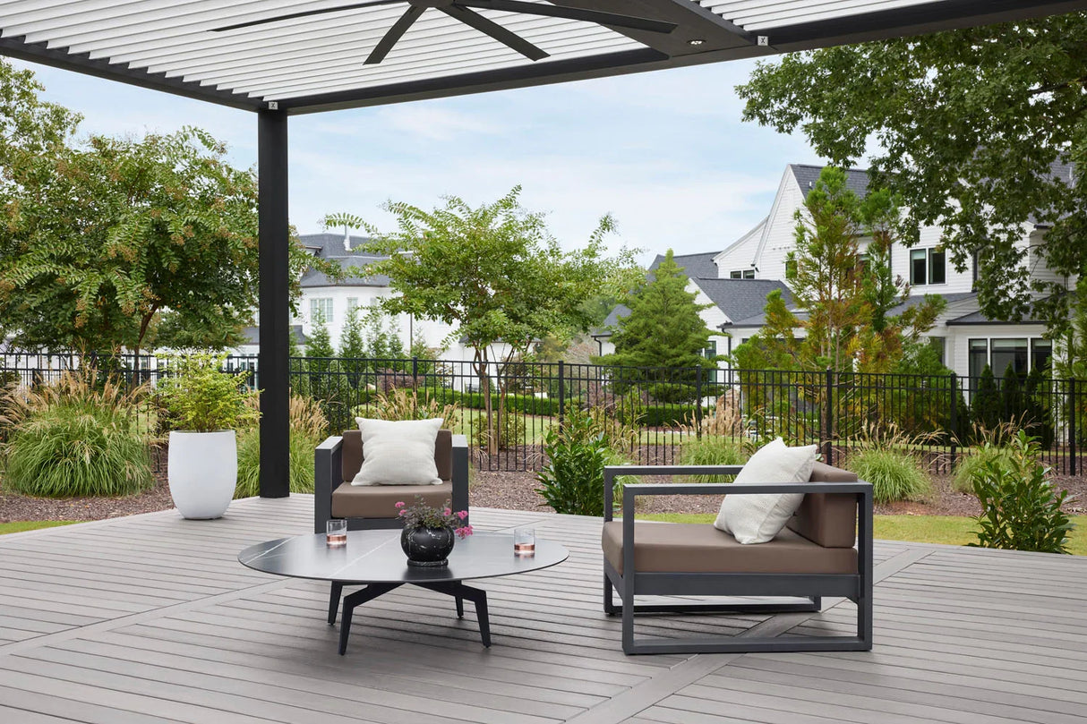 Contremarche de terrasse en PVC Avancé 3/4" x 7 1/4" x 12' TimberTech Landmark - Castle Gate