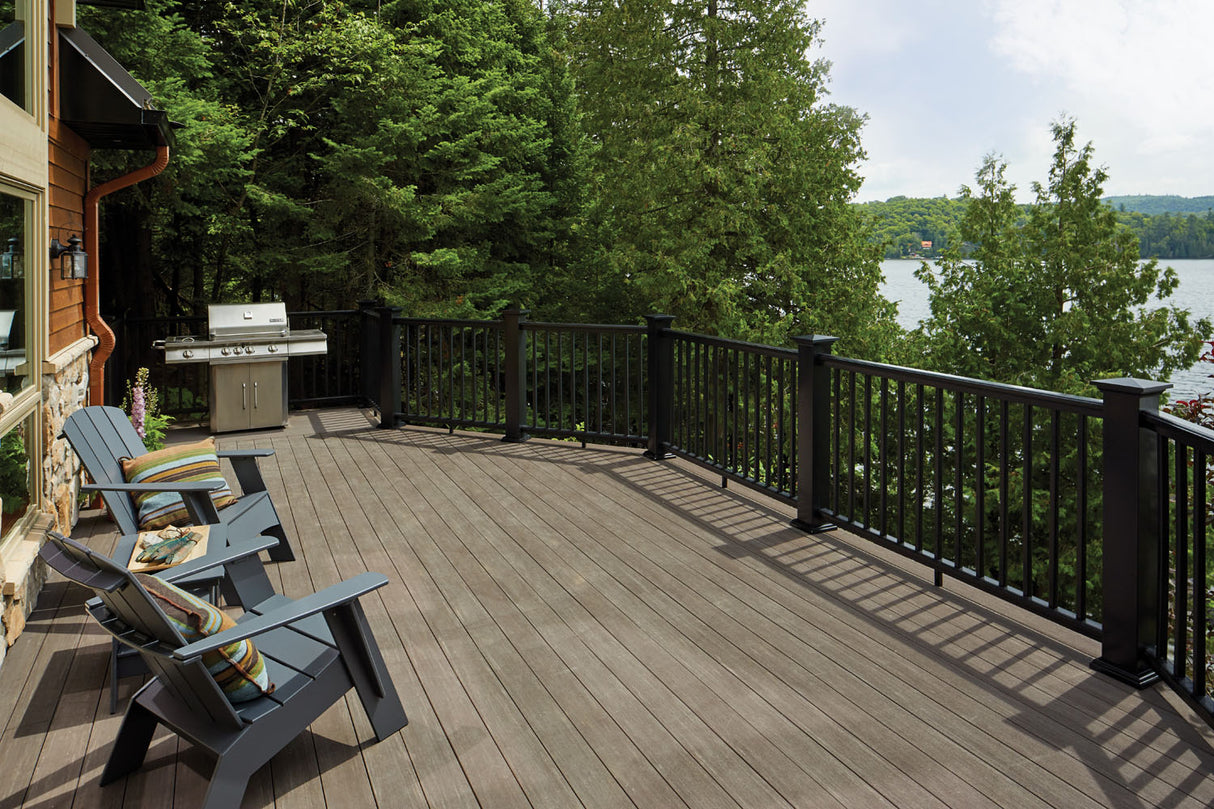 Grooved Decking Board 1"x6" TimberTech Advanced PVC Vintage - Dark Hickory