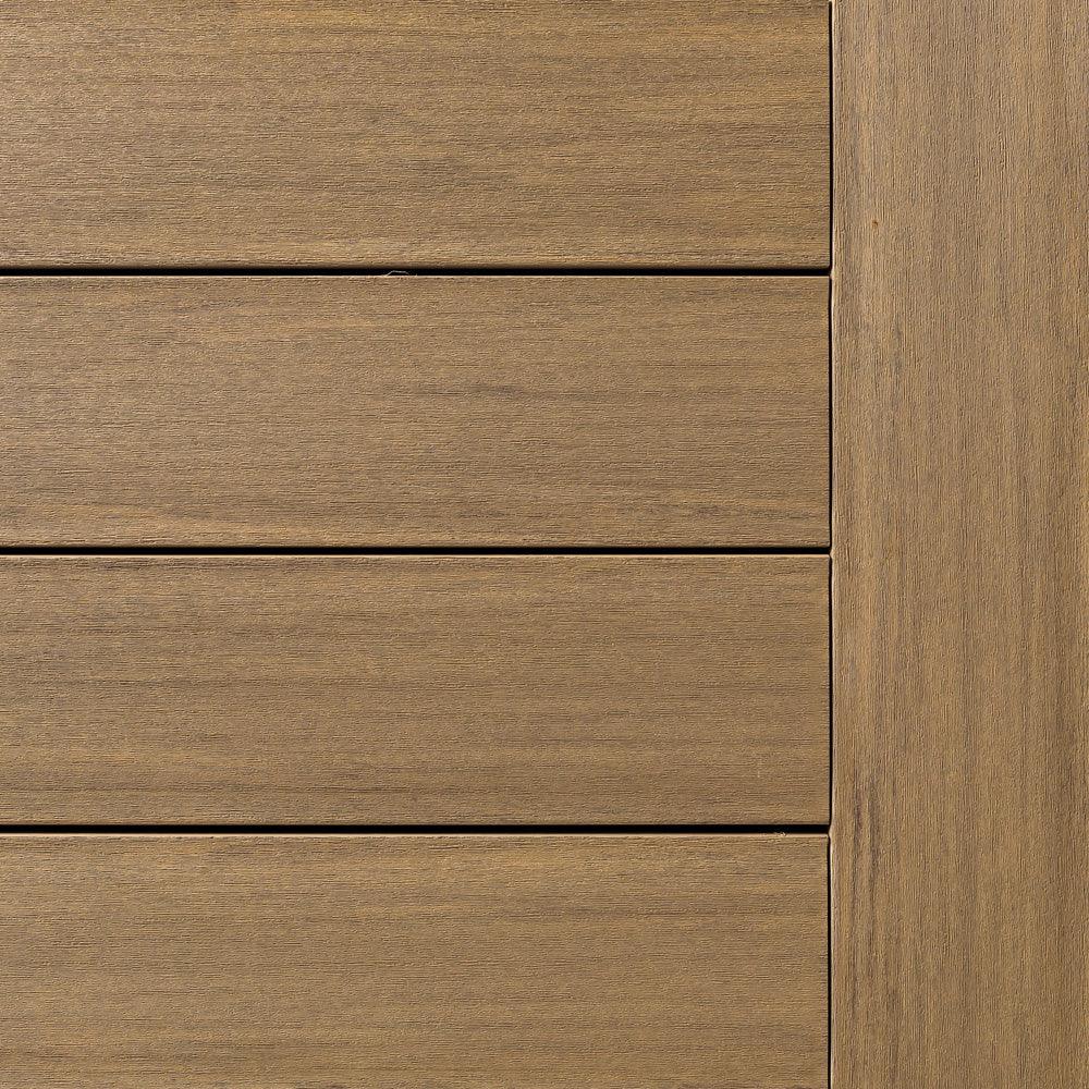 Planche de terrasse carrée en PVC Avancé 1" x 6" TimberTech Vintage - Weathered Teak