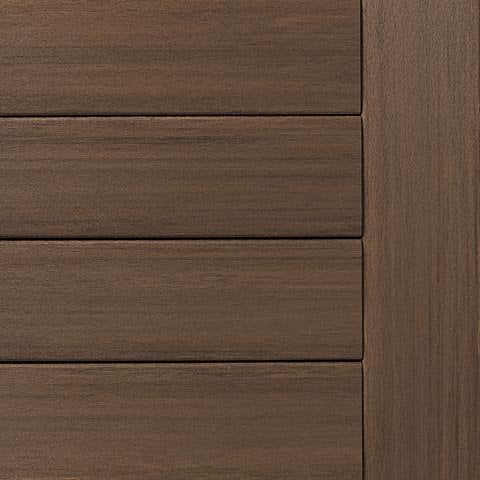 Planche de terrasse carrée en PVC Avancé 1" x 6" TimberTech Vintage - English Walnut