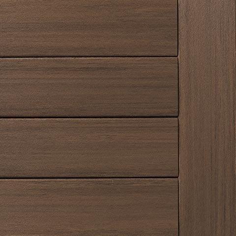 Planche de terrasse carrée en PVC Avancé 1" x 6" TimberTech Vintage - English Walnut