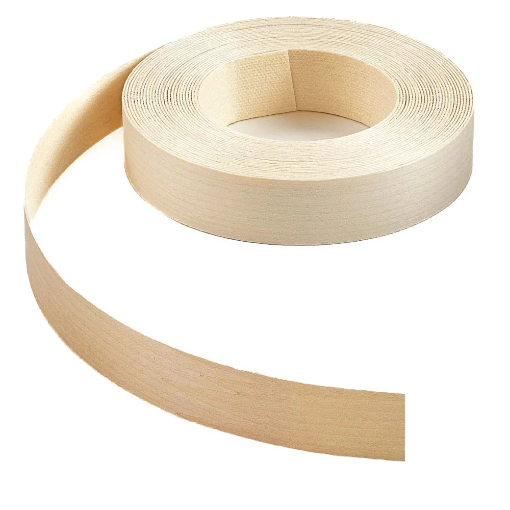 Bandes de chant en bois d'érable préencollées