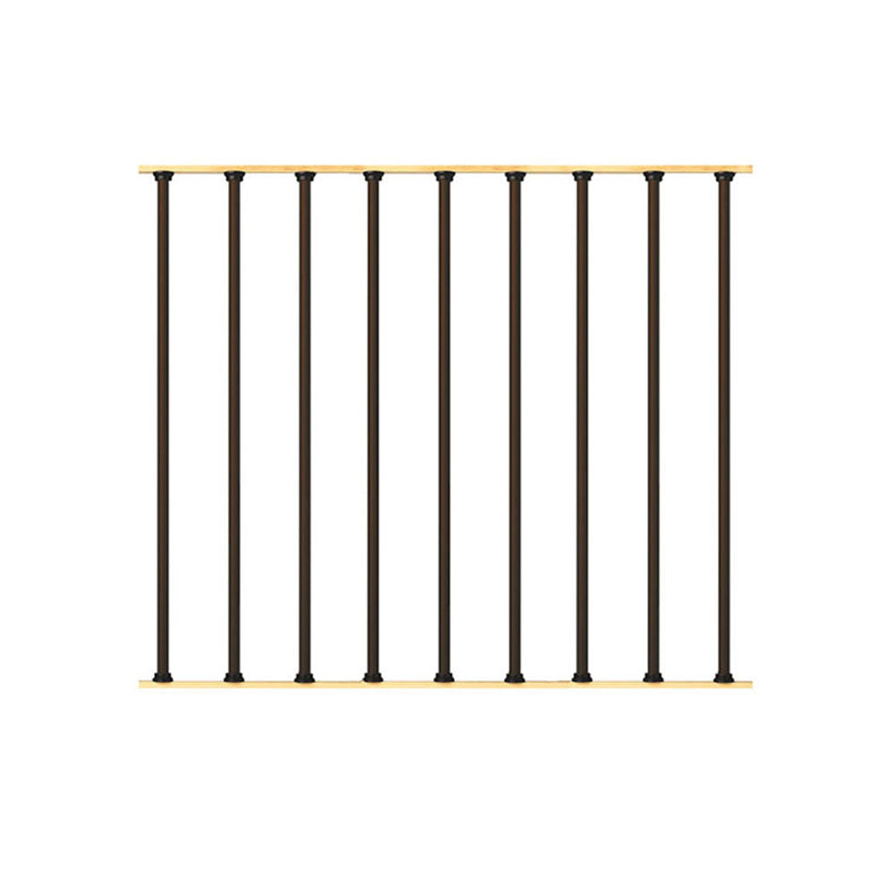 Barrotins Classiques en aluminium noir 26" à 36" - Deckorators