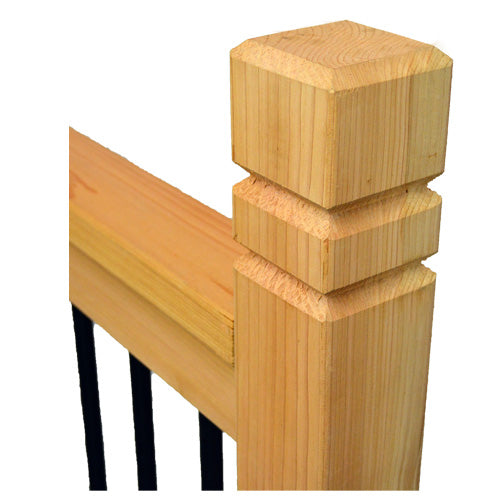 Barrotins Classiques en aluminium noir 26" à 36" - Deckorators