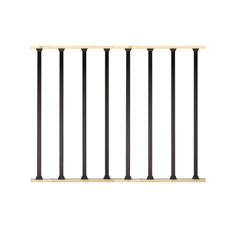 Estate Baluster 26" or 32" Black aluminium 10/pkg - Deckorators