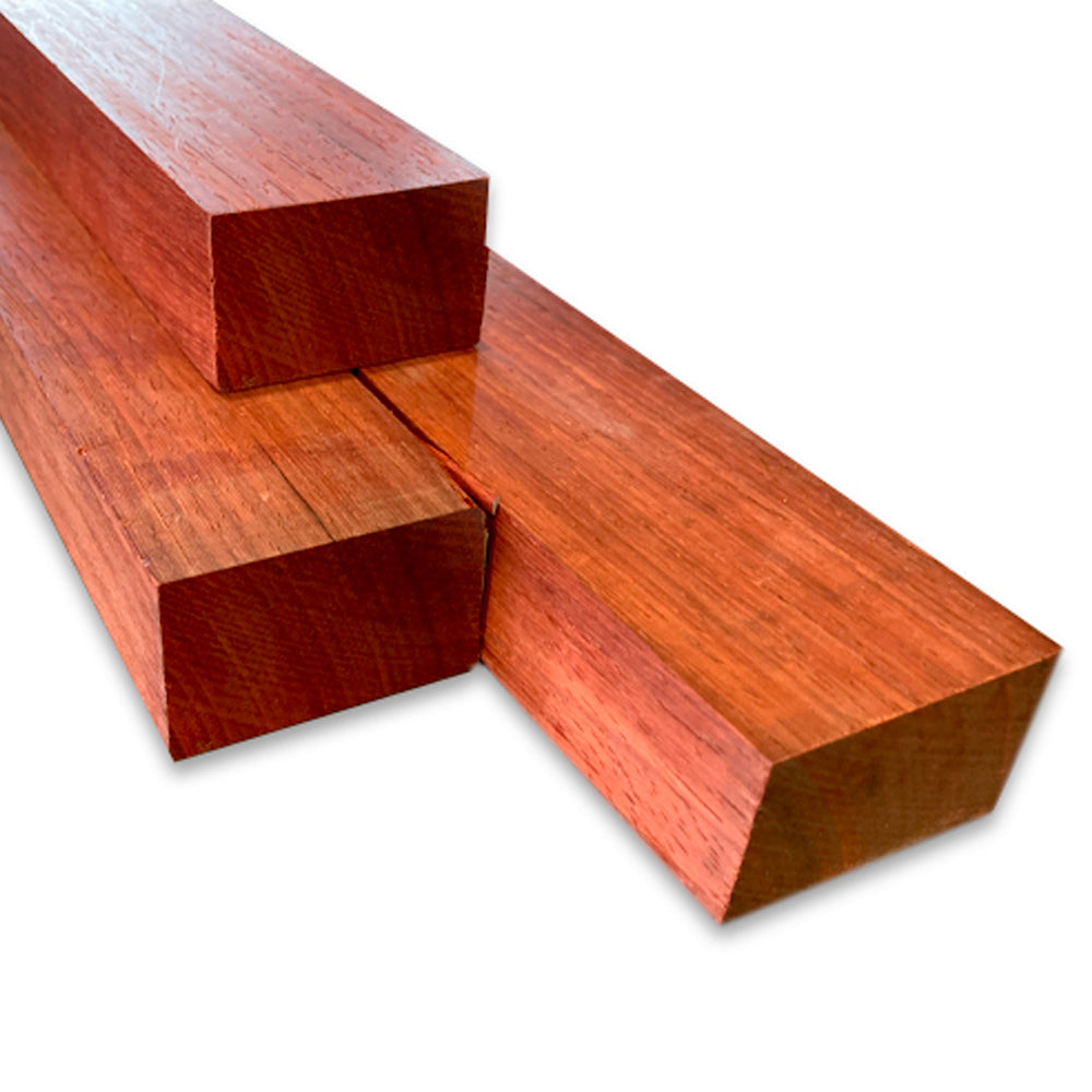 Bloc de padouk - 1 1/2" X 2 1/2" X 18"