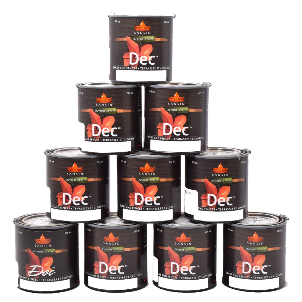 Teinture pour bois extérieur - Sansin DEC - Échantillons colorés