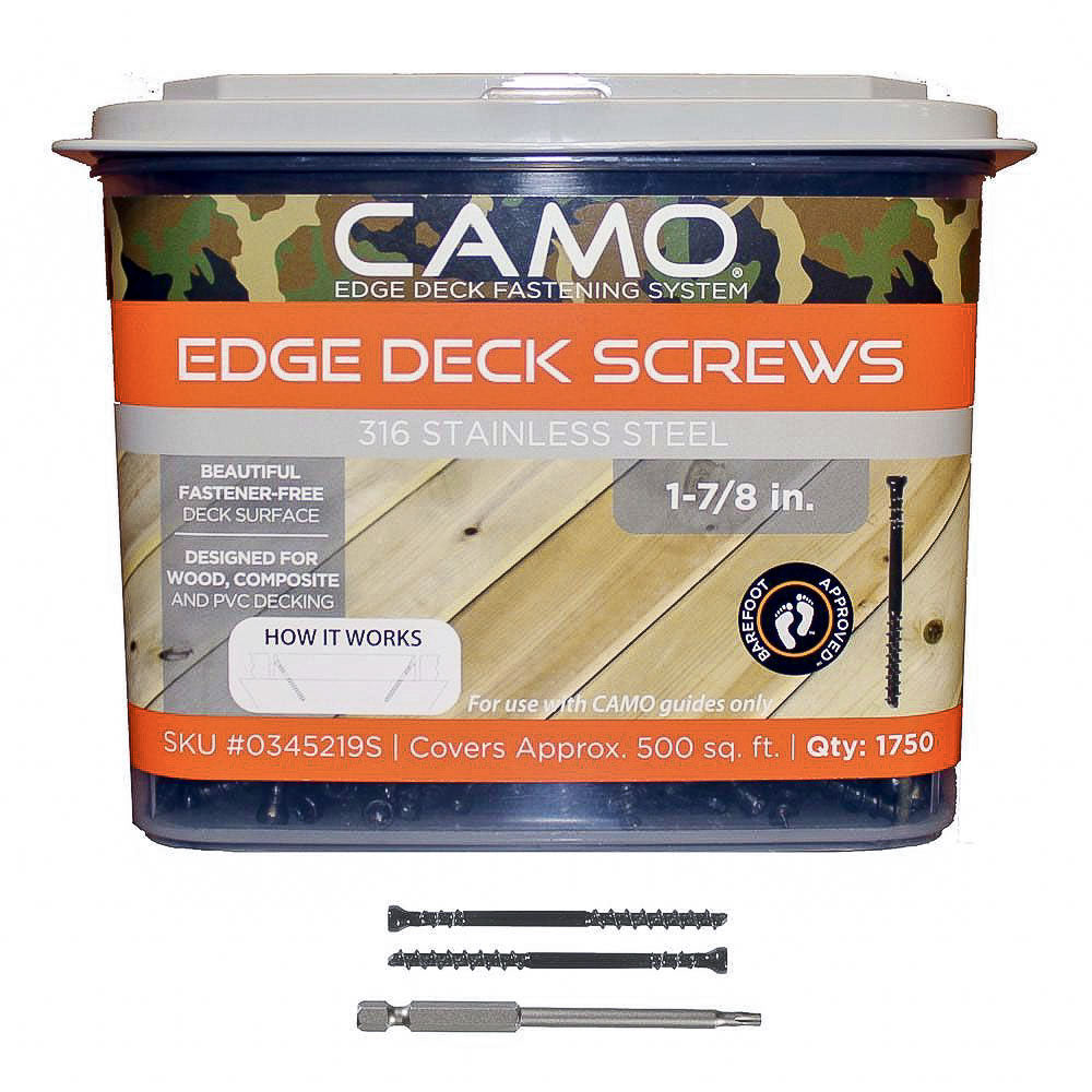 Edge Deck Screws – Stainless Steel - Camo