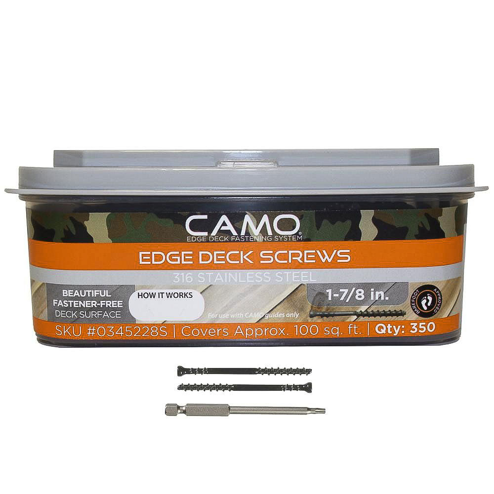 Edge Deck Screws – Stainless Steel - Camo