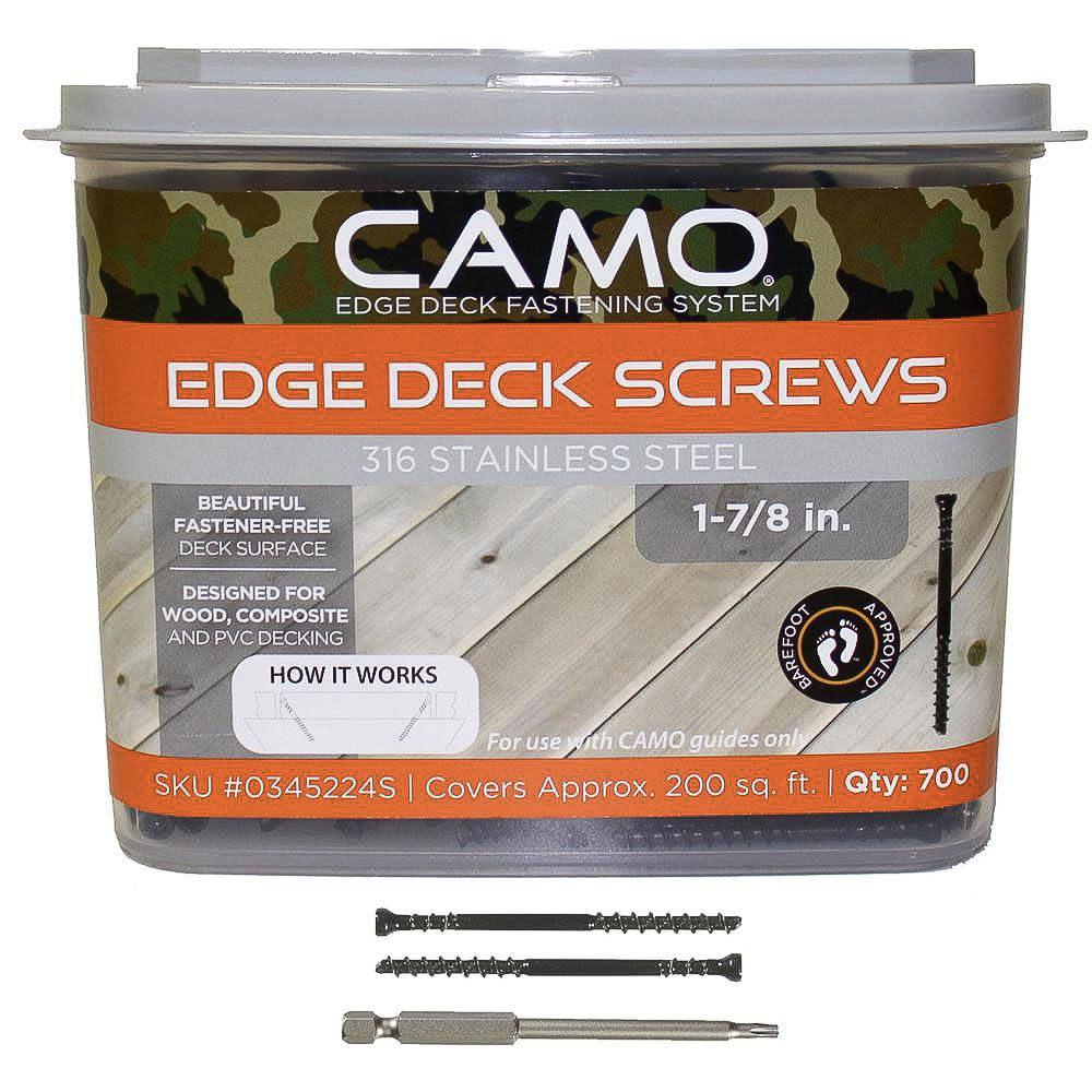 Edge Deck Screws – Stainless Steel - Camo
