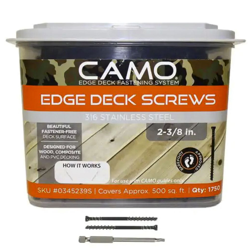 Edge Deck Screws – Stainless Steel - Camo