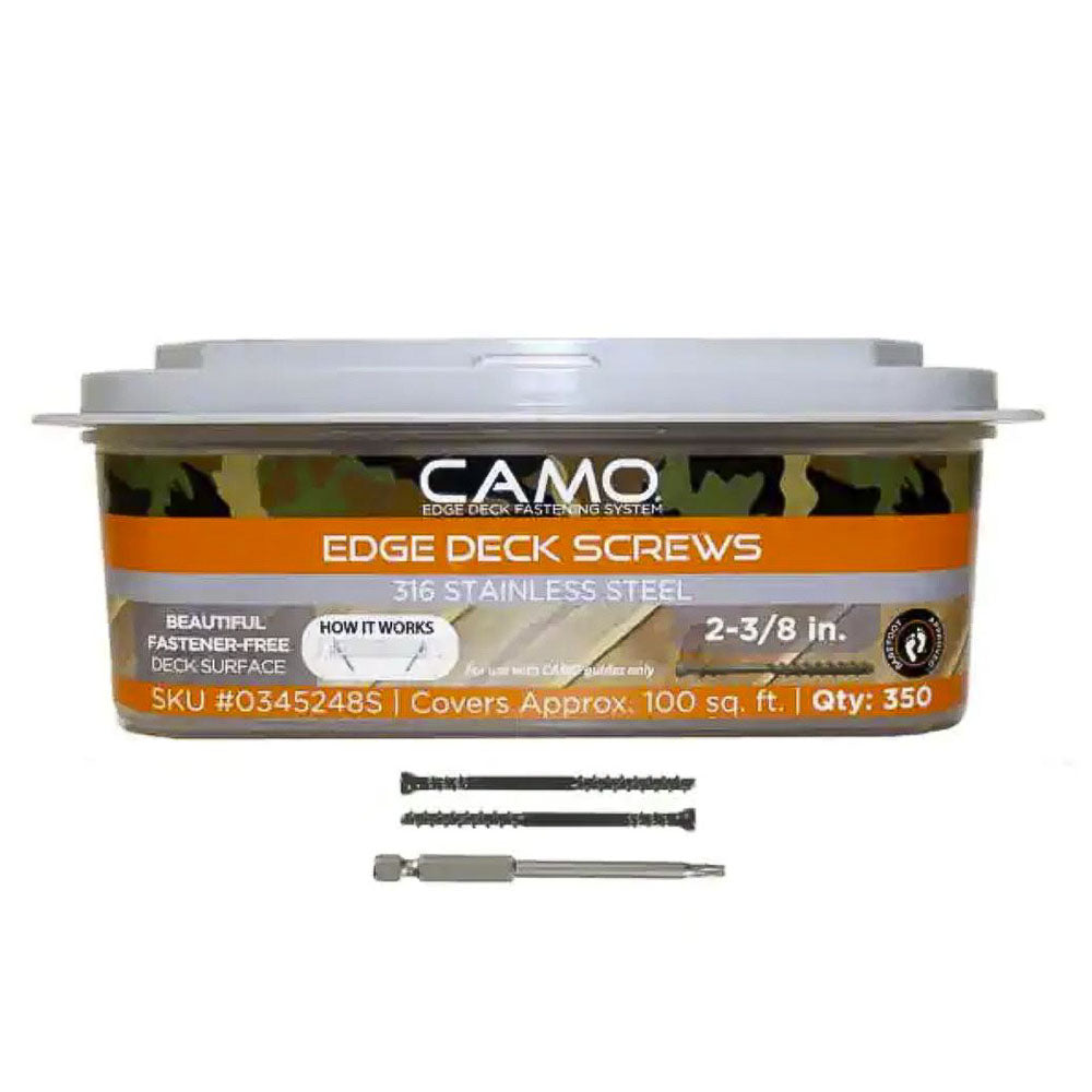 Edge Deck Screws – Stainless Steel - Camo