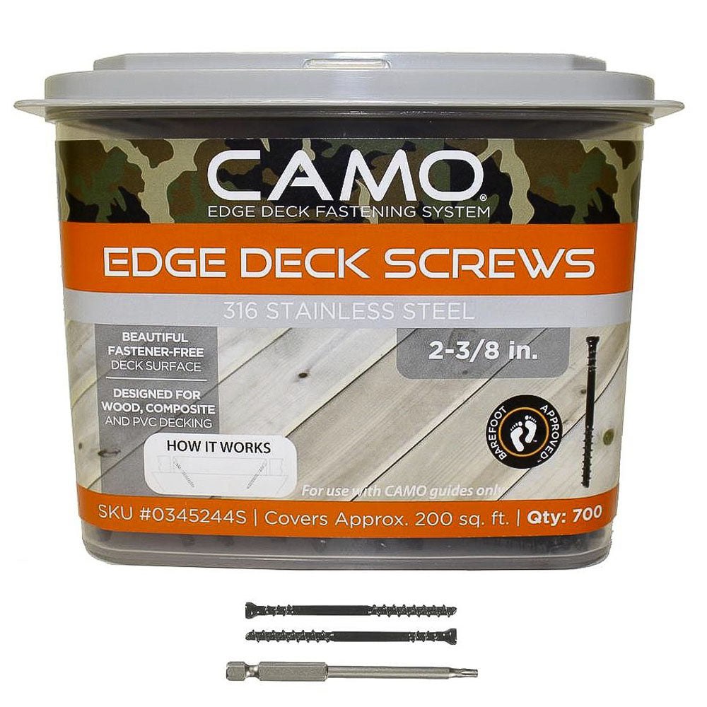 Edge Deck Screws – Stainless Steel - Camo
