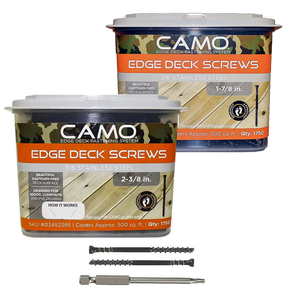 Edge Deck Screws – Stainless Steel - Camo