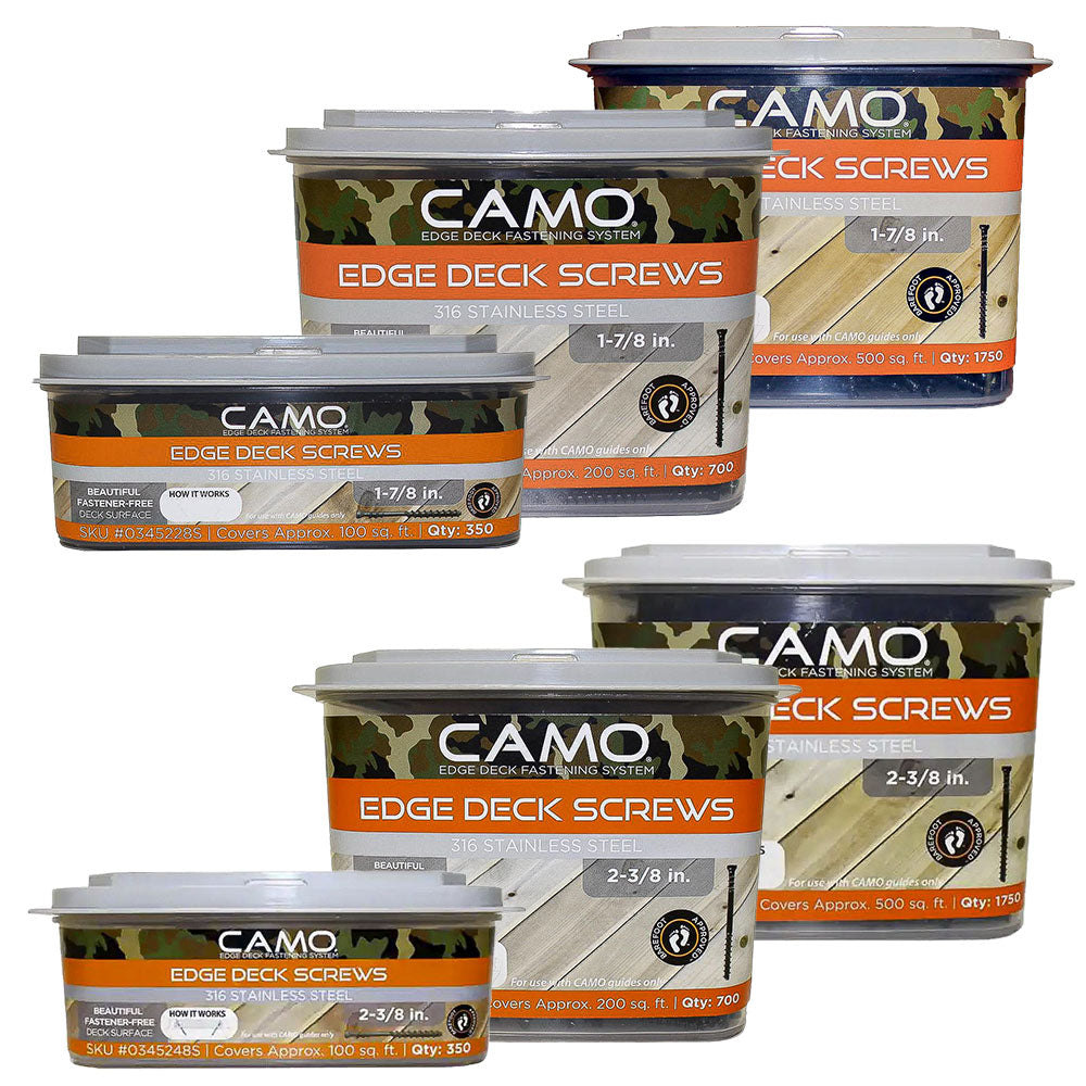 Edge Deck Screws – Stainless Steel - Camo