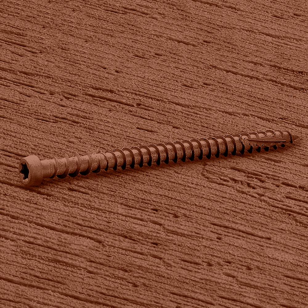 Cap-Tor XD deck screw 2 3/4’’ - #10 carbon epoxy (100 pieces) - Cedar #81