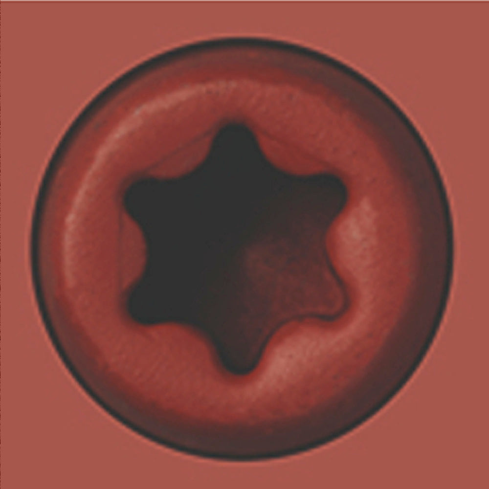 Vis Cap-Tor XD carbone/époxy pour surface 2-3/4"- #10 (100/pqt) - Mahogany #82