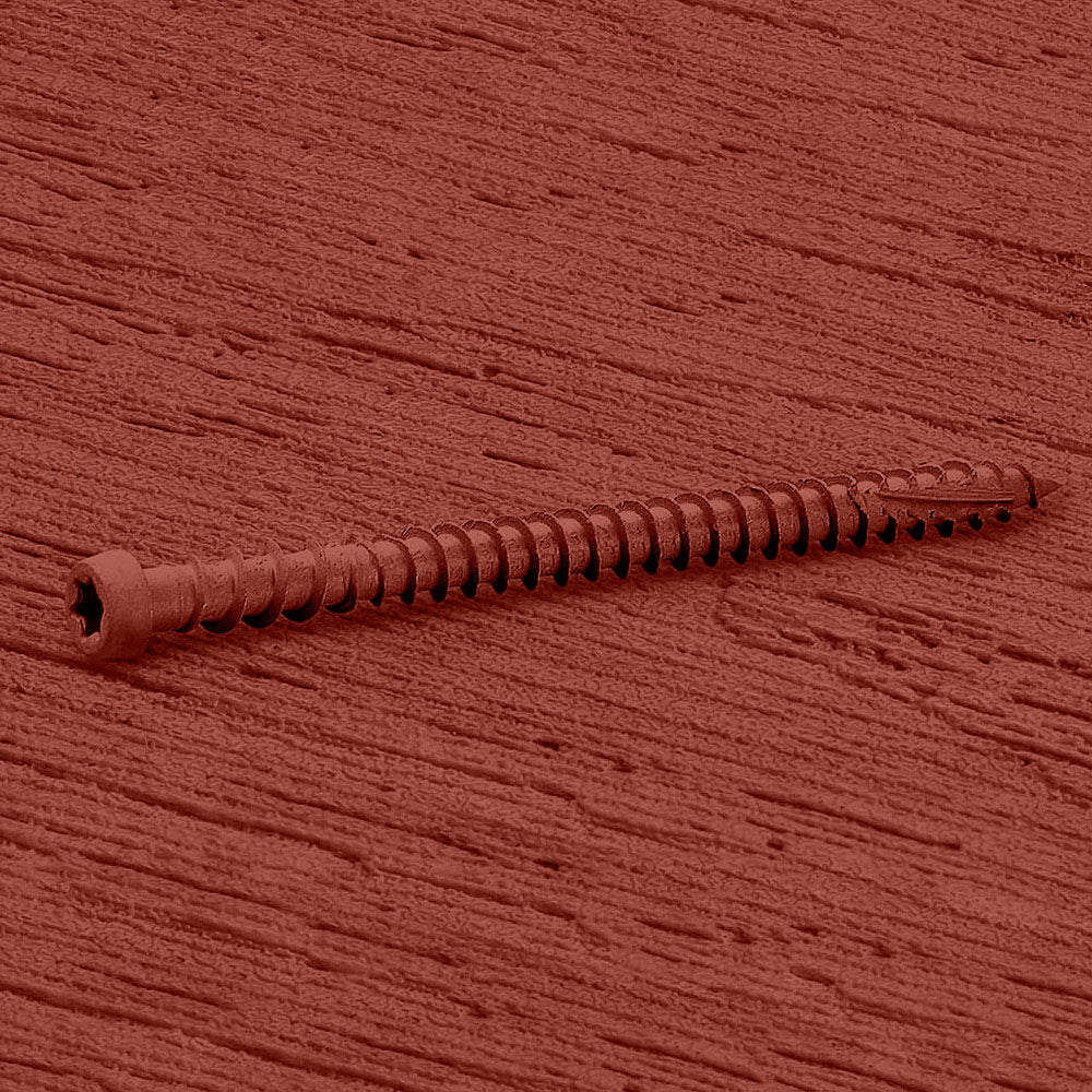 Vis Cap-Tor XD carbone/époxy pour surface 2-3/4"- #10 (100/pqt) - Mahogany #82