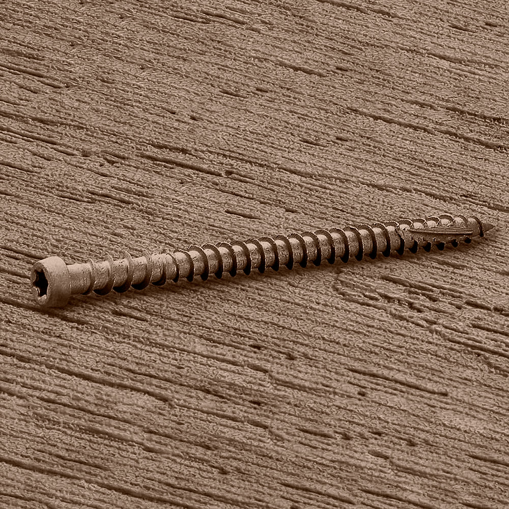 Cap-Tor XD deck screw 2 3/4’’ - #10 carbon epoxy (100 pieces) - Sand #64