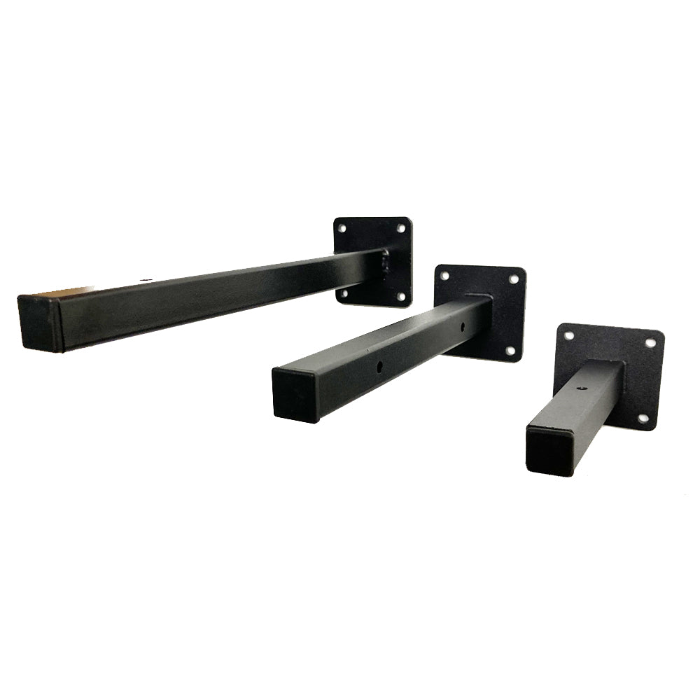 Square rod shelf support