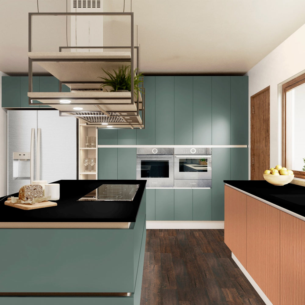 Arauco TFL decorative panel celadon - 5/8’’ x 49’’ x 97’’