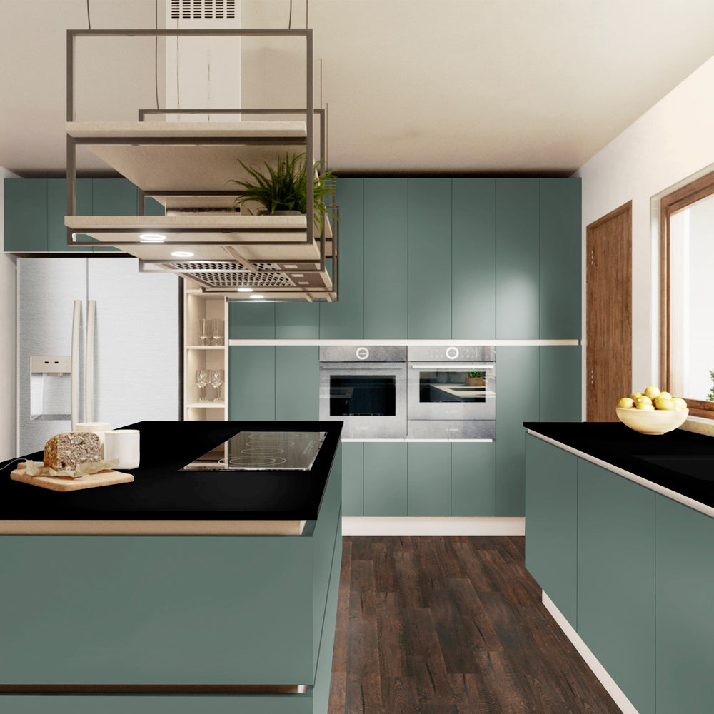 Arauco TFL decorative panel celadon - 5/8’’ x 49’’ x 97’’