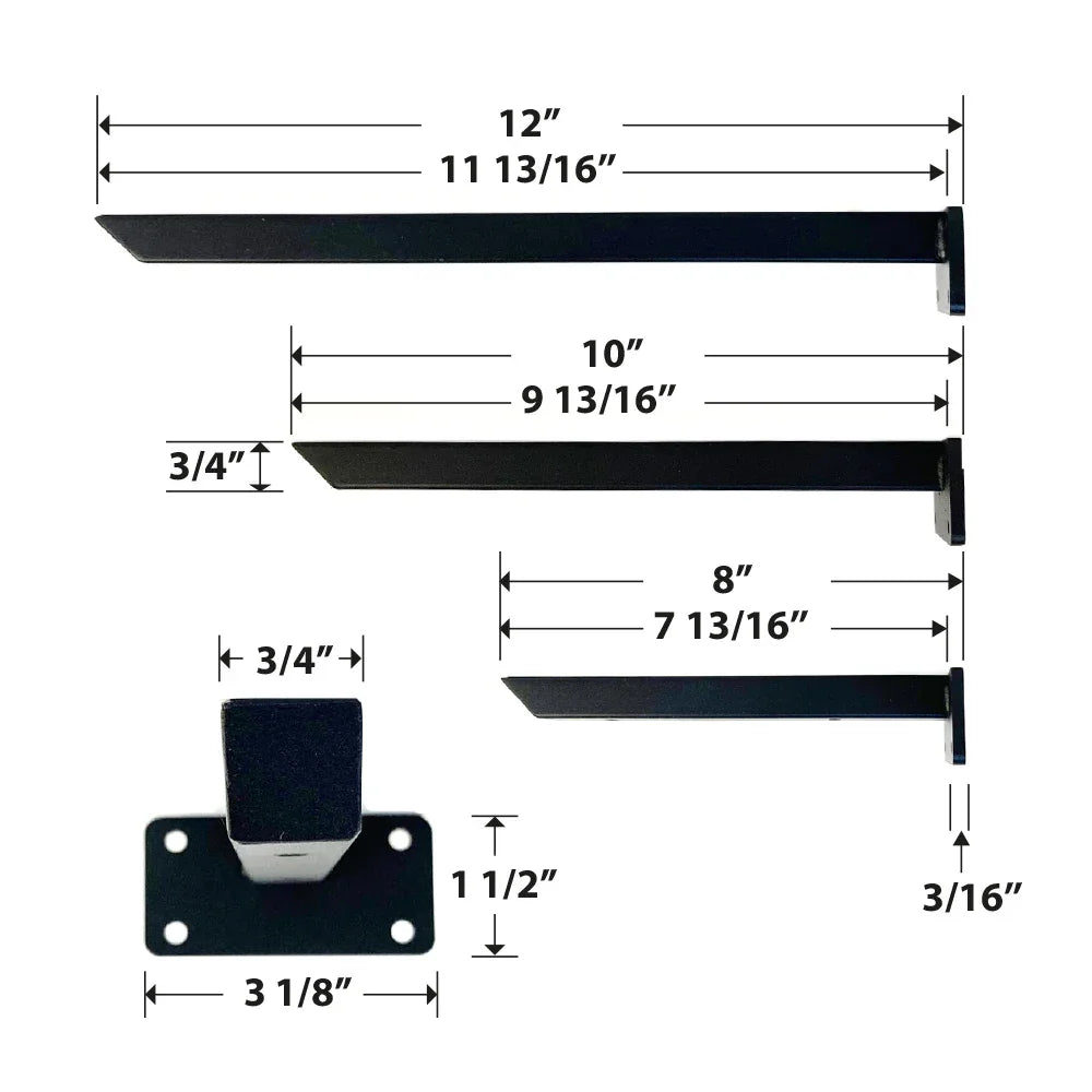 Shelf support - Angled style