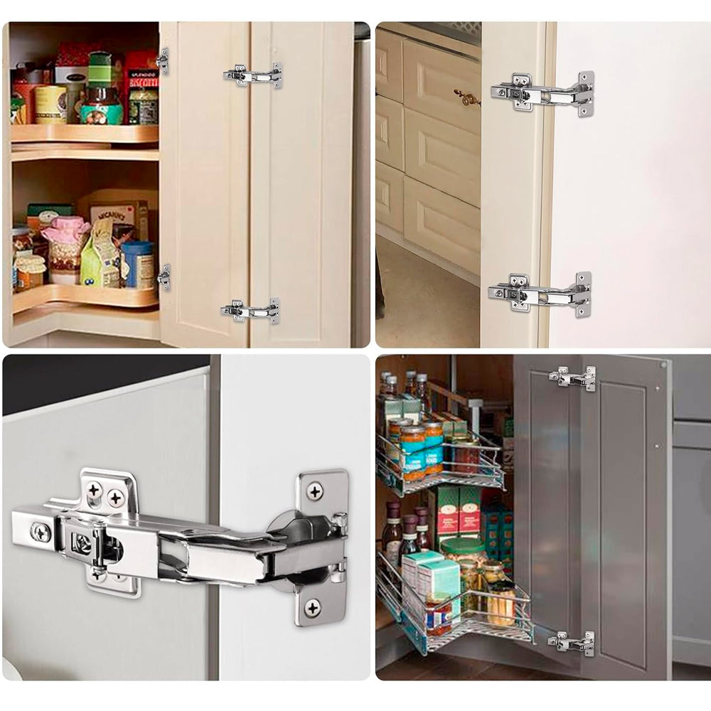 Euro clip-on hinges 2 x 165 deg