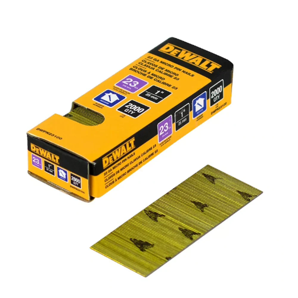 Clous sans tête calibre 23 - 2000/pqt - DeWalt